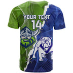 Custom Bulldogs And Raiders Rugby T Shirt Dynamic Style