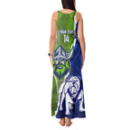 Custom Bulldogs And Raiders Rugby Tank Maxi Dress Dynamic Style