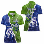 Custom Bulldogs And Raiders Rugby Women Polo Shirt Dynamic Style