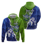 Custom Bulldogs And Raiders Rugby Zip Hoodie Dynamic Style