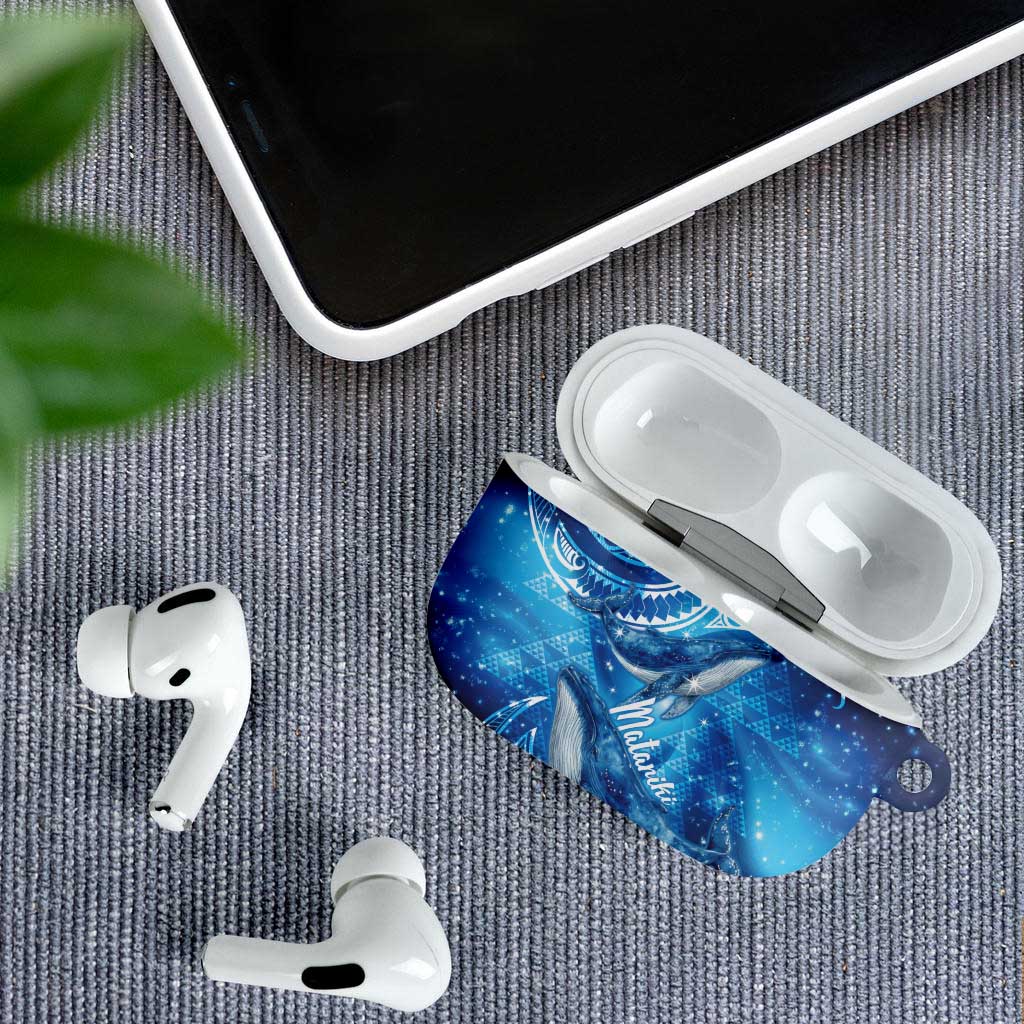 New Zealand Humpback Whale Matariki AirPods Case Maori New Year Taniko Niho Taniwha