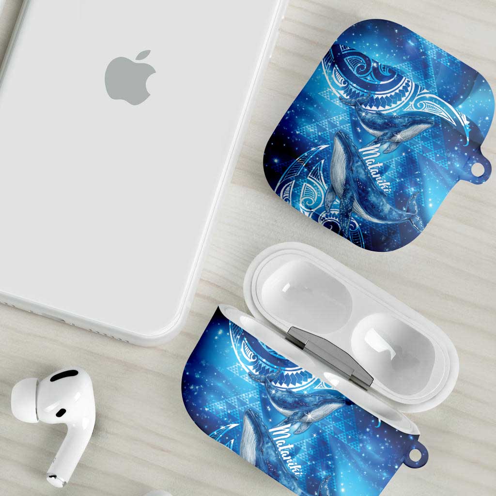 New Zealand Humpback Whale Matariki AirPods Case Maori New Year Taniko Niho Taniwha