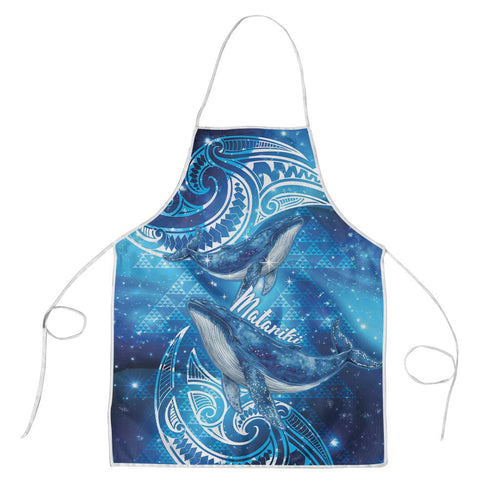 New Zealand Humpback Whale Matariki Apron Maori New Year Taniko Niho Taniwha