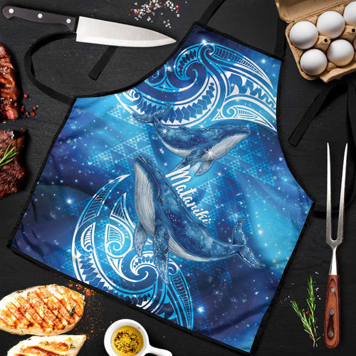 New Zealand Humpback Whale Matariki Apron Maori New Year Taniko Niho Taniwha