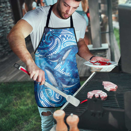 New Zealand Humpback Whale Matariki Apron Maori New Year Taniko Niho Taniwha