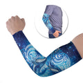New Zealand Humpback Whale Matariki Arm Sleeves Maori New Year Taniko Niho Taniwha