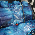 New Zealand Humpback Whale Matariki Back Car Seat Cover Maori New Year Taniko Niho Taniwha