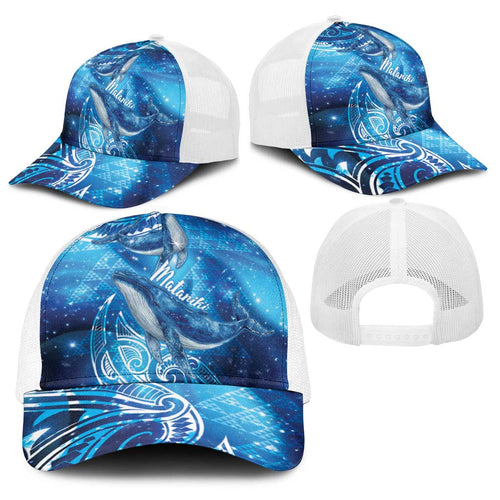 New Zealand Humpback Whale Matariki Baseball Net Cap Maori New Year Taniko Niho Taniwha