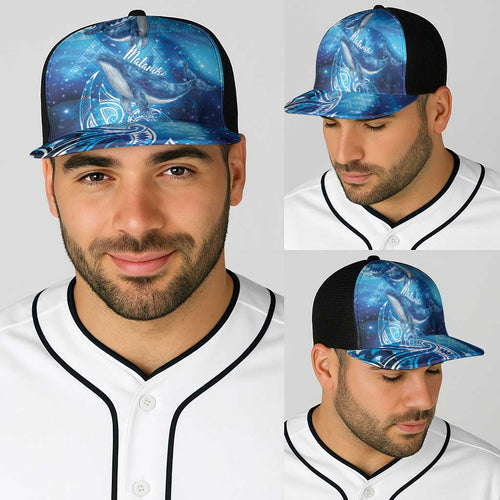 New Zealand Humpback Whale Matariki Baseball Net Cap Maori New Year Taniko Niho Taniwha
