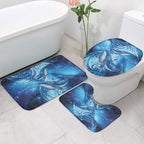 New Zealand Humpback Whale Matariki Bathroom Set Maori New Year Taniko Niho Taniwha