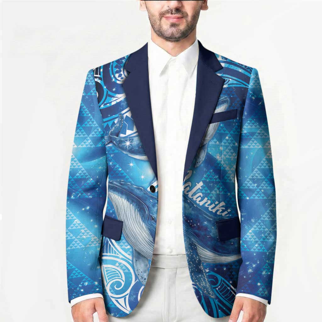 New Zealand Humpback Whale Matariki Blazer Maori New Year Taniko Niho Taniwha