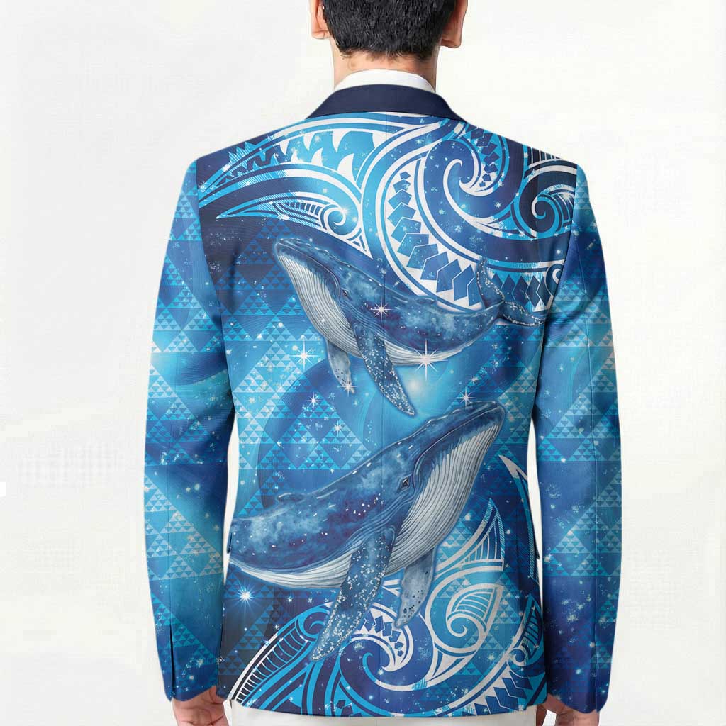 New Zealand Humpback Whale Matariki Blazer Maori New Year Taniko Niho Taniwha