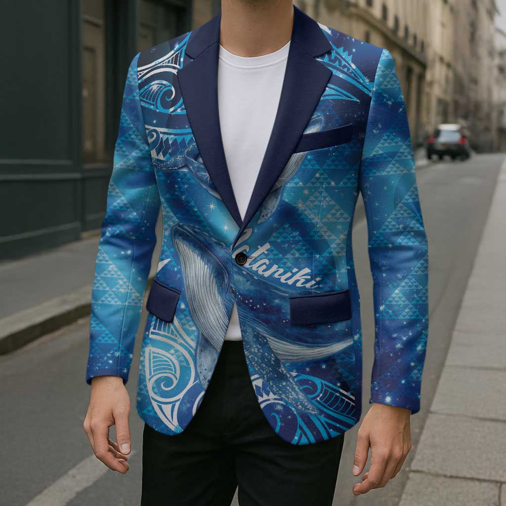 New Zealand Humpback Whale Matariki Blazer Maori New Year Taniko Niho Taniwha