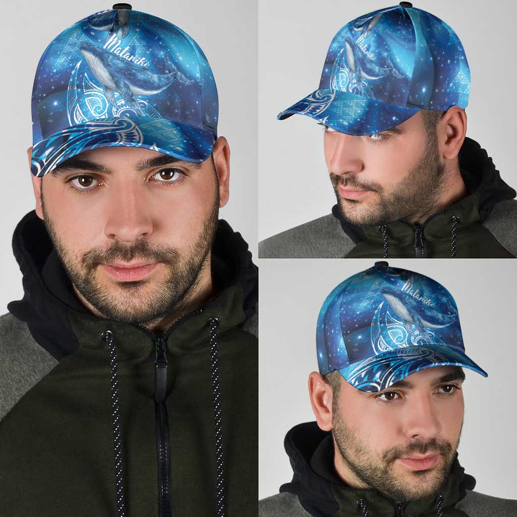 New Zealand Humpback Whale Matariki Classic Cap Maori New Year Taniko Niho Taniwha