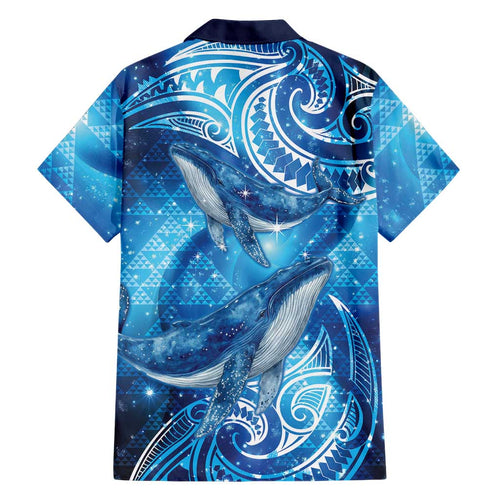 New Zealand Humpback Whale Matariki Family Matching Mermaid Dress and Hawaiian Shirt Maori New Year Taniko Niho Taniwha