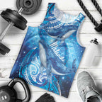 New Zealand Humpback Whale Matariki Men Tank Top Maori New Year Taniko Niho Taniwha