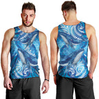 New Zealand Humpback Whale Matariki Men Tank Top Maori New Year Taniko Niho Taniwha