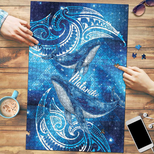 New Zealand Humpback Whale Matariki Puzzle Maori New Year Taniko Niho Taniwha