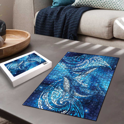 New Zealand Humpback Whale Matariki Puzzle Maori New Year Taniko Niho Taniwha