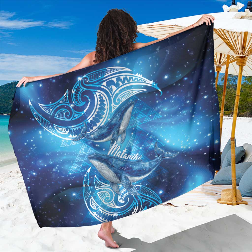New Zealand Humpback Whale Matariki Sarong Maori New Year Taniko Niho Taniwha