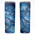 New Zealand Humpback Whale Matariki Skinny Tumbler Maori New Year Taniko Niho Taniwha