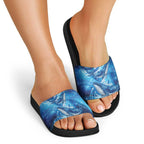 New Zealand Humpback Whale Matariki Slide Sandals Maori New Year Taniko Niho Taniwha