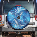 New Zealand Humpback Whale Matariki Spare Tire Cover Maori New Year Taniko Niho Taniwha