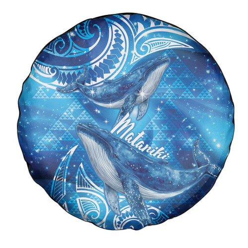 New Zealand Humpback Whale Matariki Spare Tire Cover Maori New Year Taniko Niho Taniwha