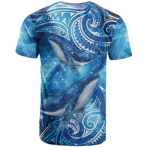 New Zealand Humpback Whale Matariki T Shirt Maori New Year Taniko Niho Taniwha