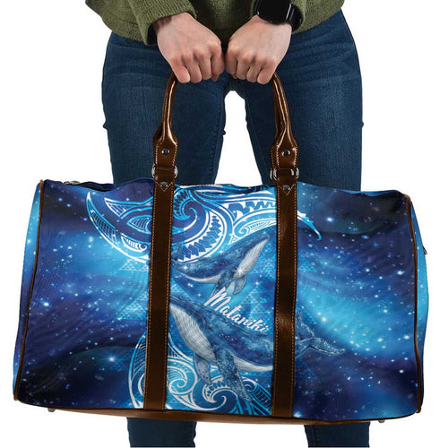 New Zealand Humpback Whale Matariki Travel Bag Maori New Year Taniko Niho Taniwha
