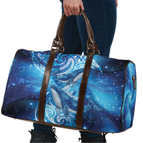 New Zealand Humpback Whale Matariki Travel Bag Maori New Year Taniko Niho Taniwha
