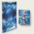 New Zealand Humpback Whale Matariki Wrapping Paper Maori New Year Taniko Niho Taniwha