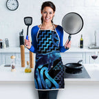 Humpback Whale Matariki New Zealand Apron NZ Maori Paikea Poutama Luxury Blue