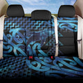 Humpback Whale Matariki New Zealand Back Car Seat Cover NZ Maori Paikea Poutama Luxury Blue