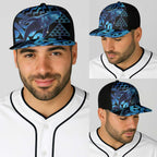Humpback Whale Matariki New Zealand Baseball Net Cap NZ Maori Paikea Poutama Luxury Blue