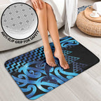 Humpback Whale Matariki New Zealand Bathroom Set NZ Maori Paikea Poutama Luxury Blue