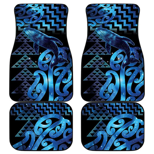 Humpback Whale Matariki New Zealand Car Mats NZ Maori Paikea Poutama Luxury Blue