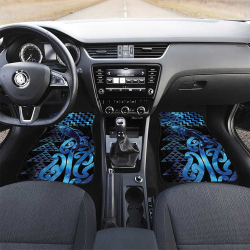 Humpback Whale Matariki New Zealand Car Mats NZ Maori Paikea Poutama Luxury Blue