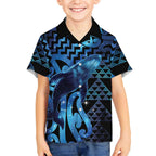 Humpback Whale Matariki New Zealand Hawaiian Shirt NZ Maori Paikea Poutama Luxury Blue