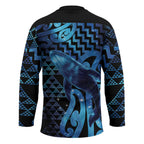 Humpback Whale Matariki New Zealand Hockey Jersey NZ Maori Paikea Poutama Luxury Blue