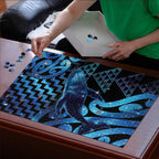 Humpback Whale Matariki New Zealand Puzzle NZ Maori Paikea Poutama Luxury Blue