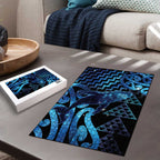 Humpback Whale Matariki New Zealand Puzzle NZ Maori Paikea Poutama Luxury Blue