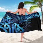 Humpback Whale Matariki New Zealand Sarong NZ Maori Paikea Poutama Luxury Blue