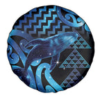 Humpback Whale Matariki New Zealand Spare Tire Cover NZ Maori Paikea Poutama Luxury Blue