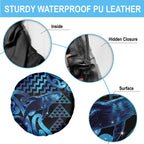 Humpback Whale Matariki New Zealand Spare Tire Cover NZ Maori Paikea Poutama Luxury Blue