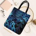 Humpback Whale Matariki New Zealand Tote Bag NZ Maori Paikea Poutama Luxury Blue