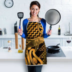 Humpback Whale Matariki New Zealand Apron NZ Maori Paikea Poutama Luxury Gold