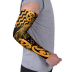 Humpback Whale Matariki New Zealand Arm Sleeves NZ Maori Paikea Poutama Luxury Gold