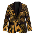 Humpback Whale Matariki New Zealand Blazer NZ Maori Paikea Poutama Luxury Gold