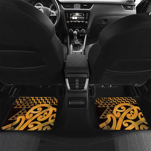 Humpback Whale Matariki New Zealand Car Mats NZ Maori Paikea Poutama Luxury Gold